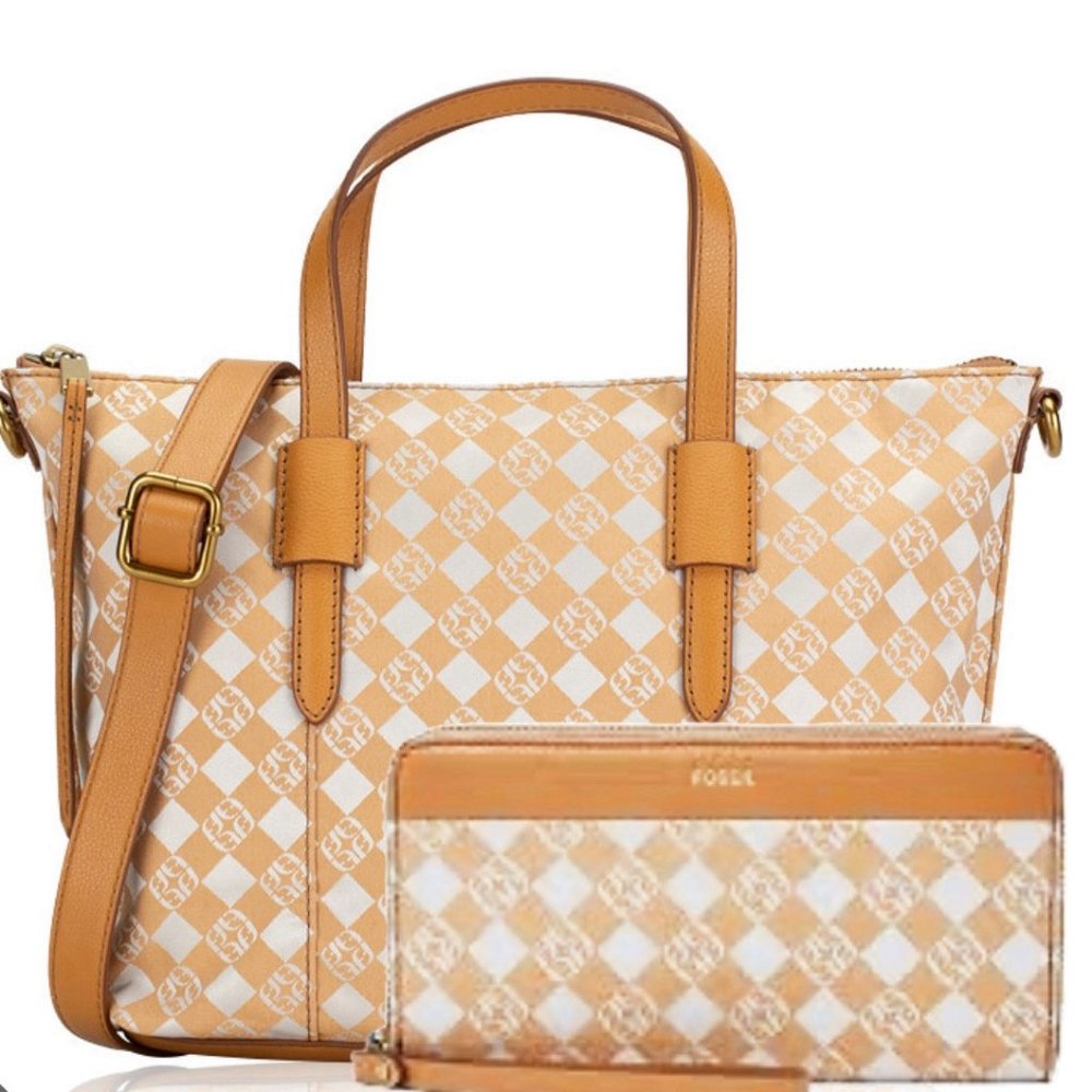 Fossil Purse & Zip Clutch Wallet Bundle NWT